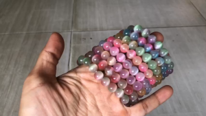 Vòng tay chuỗi đá mắt mèo nhiều màu-Vòng đeo tay dành cho bạn nữ