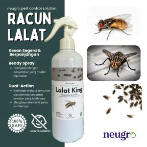 Racun Lalat Langau 500ml Spray Lalat Neugro Lalat King Anti Lalat Fly Killer Fly Sprayer Fendona 控制苍蝇