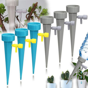 12/24PCS two-color Automatic Irrigation System Pot Plant Watering Device Spike Dripper Adjustable Control Valve Sprinkler Nozzle