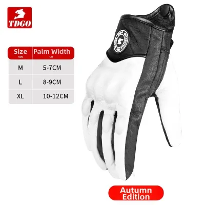 YESMAX | Breathable Thin Vintage Cruiser Half Finger Ventilated Riding Gloves