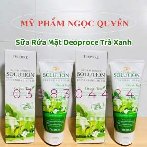 (Chính hãng) Sữa Rửa Mặt Trà Xanh Deoproce Cho Da Dầu Mụn