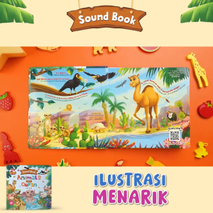 Sound Book Buku Bersuara Animals In The Quran - Buku Mainan Audio Anak Tema Hewan - Ziyadbooks