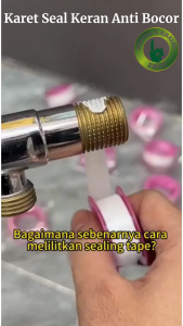 Karet Seal Gasket Keran Multifungsi Anti Bocor 10 PCS Warna Netral