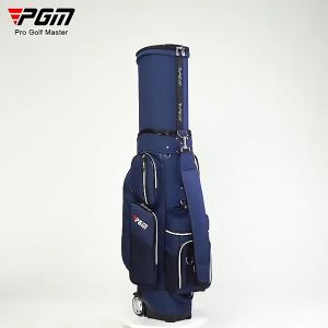 TÚI GẬY GOLF NẮP CỨNG FULL SET CÓ BÁNH XE - PGM LIGHT WEIGTH RETRACTABLE GOLF BAG - QB051