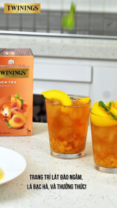Trà Túi Lọc Vị Đào Twinings Peach Tea - Hộp 25 Gói 2G