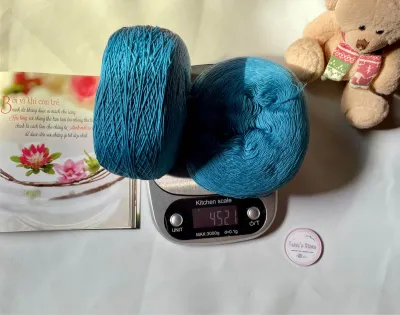Yarn - Sợi Cotton Silk | Combo sợi se/xe tròn - Cỡ 0.8mm | Đan móc sản phẩm mùa hè | Terri Store