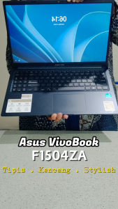 Laptop Murah Baru Asus Vivobook F1504ZA-WH52 Core I5-1235U 8GB 512GB SSD 15.6"FHD Windows 11 Home + Office 365 Quiet Blue