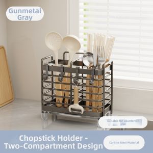 YUJIANG | Wall-mounted Kitchen Chopstick Spoon Organizer