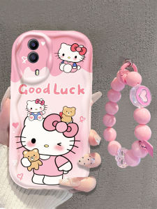 เคสซิลิโคนป้องกันการตกหล่นแบบเต็มจอสำหรับ VIVOX2111A รุ่น Y53T ลายการ์ตูนน่ารัก เคสรัดทรงกลวงแบบใหม่ ป้องกันรอยขีดข่วน