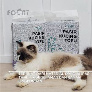 [GRATIS TUKAR] FOCAT Pasir Kucing Tofu Harum 7L N01 Pasir Gumpal / Pasir Kucing Soya / Cat Tofu Litter