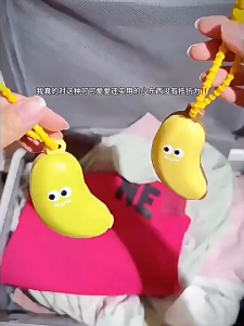 SERENITY Portable Cute Banana Toothbrush Holder Must Have Travel Toothbrush Protective Cover for Hiking and Camping