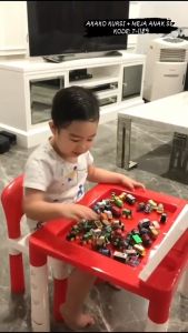 Meja Belajar Lipat Meja Anak Meja Belajar Anak 1 Set Dengan Bangku Meja Anak Karakter Meja Anak Akako Ct 1189