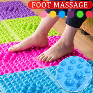 6Colors Acupressure Board Foot Care Massage Pad Acupuncture Therapy Toe Plantar Pressure Blood Circulation Finger Foot Press Board 28*38cm