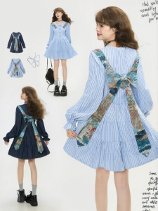 KEIKO | Sweet and Fluffy Bow Ribbon Shirt Dress