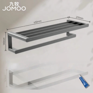 JOMOO | towel shelf Bathroom Towel Rack No Drilling Aluminum