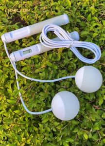 [Ready] Trailtop 2in1 Lompat Tali PVC Skipping Rope Dan Bola Gravitasi Paket Alat Olahraga Fitnes