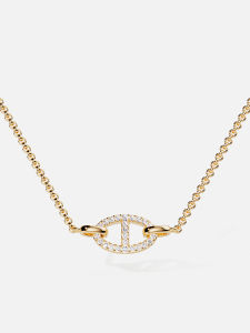 Luxury Light Luxury Pig Nose Necklace Gold Choker