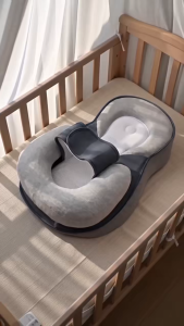 Infant Sleep Pillow Anti-Reflux Pillow Baby Nursing Pillow Feeding Slant Pillow Head Alignment Correction Pillow Anti-Reflux & Anti-Choking Head Shape Correction