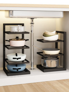 Kitchen Pot Rack Multi-layer Organizer