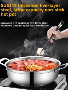WEIMEIYUAN | Stainless Steel Thick Soup Pot for Home Use