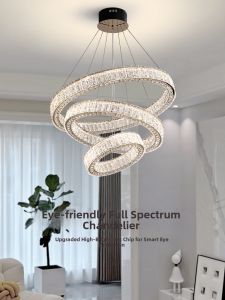 Full Spectrum Eye-Protective Modern Luxury Crystal Chandelier