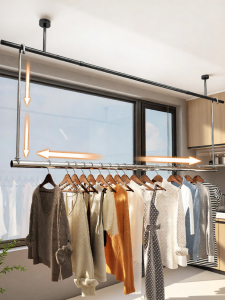 BOENIN | Easy-Install Adjustable Length Telescopic Drying Rack Clothes