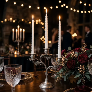 Combo 5 vỉ (10 cây) Nến Taper Xoắn 25cm Châu Âu Vivian Vus Candles - Nến Nghệ Thuật Decor & Tiệc Cưới