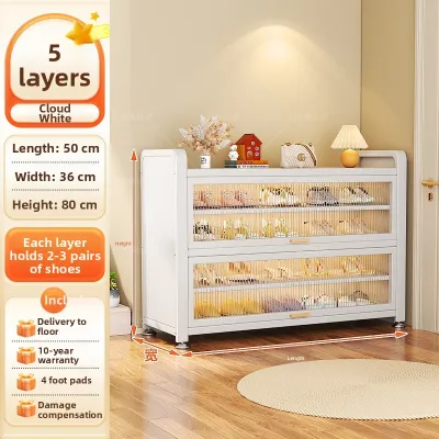DIBIOU | Steel Multi-layer Large Capacity Dustproof Shoe Cabinet