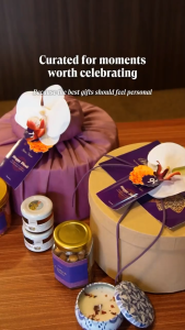 Customised Personalised Deepavali Gift Sets for gifting hamper festival gifts