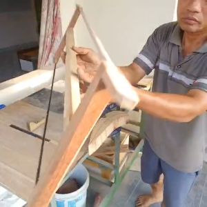 Cưa gỗ thợ mộc khung cưa tay truyền thống cưa vanh loại tốt