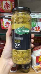 Date 07/27  Oliu xanh cắt lát Fragata Tây Ban Nha 340g - Fragata Olives Sliced Green