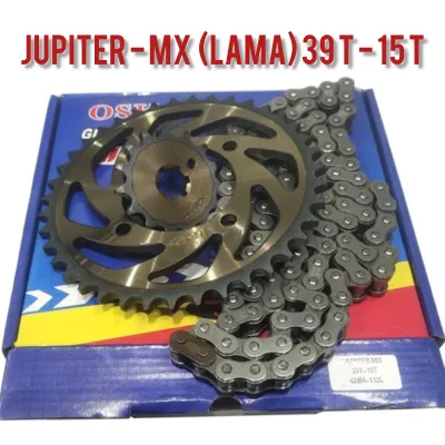 GEAR SET JUPITER MX OLD / PAKET GIR RANTE JUPITER MX LAMA UKURAN 39