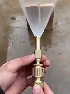 Muti-purpose Universal Adjustable Car Wash Water Gun with 10/15 Meters Hose Garden High Pressure Brass Sprayer Wand Straight Copper Spray Hose Nozzle Garden Tool