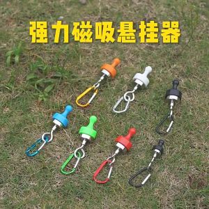 Camping Outdoor Magnet Hook Powerful Strong Magnetic Light Hanging Canopy Tent Holder Carabiner
