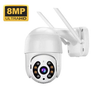 ICsee Outdoor Security Camera - 8MP 4K Wireless PTZ IP Cam with Color Night Vision & AI Auto Tracking Home CCTV Surveillance