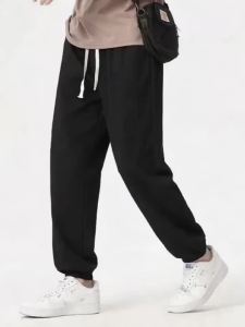 2025 New Anime One Piece Autumn Winter Pure Cotton Pants Printed Men Women Casual Loose Fashion Hip-hop Streetwear Sweatpants