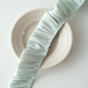 Cottontime Midnight River ผ้าซาตินมุกพับหลายขนาด ขอบกระโปรง ขอบแขน รูปผีเสื้อ งานฝีมือ DIY สำหรับบ้าน