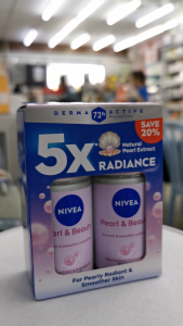 Nivea Pearl & Beauty Roll On Twin Pack 2x50ml (Exp 06/2028)