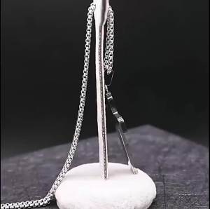 ZAKOL Trendy Cross Crucifix Bible Stainless Steel Necklaces For Women Men Gold & Silver Color Metal Clavicle Chain Jewelry