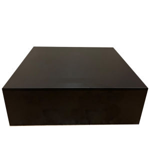 Violent Bear Figurine Garage Kits Large Wooden Sculpture Decoration Solid Wood Black White Square Simple Design Base