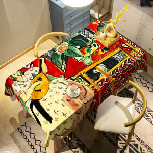 Waterproof Artistic Tablecloth for Art Studio