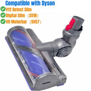 Upgraded Anti-Tangle Motorbar Replacement Brush Head For Dyson V9 Motorbar / V12 Detect Slim Cordless Vacuum Floor Attachment