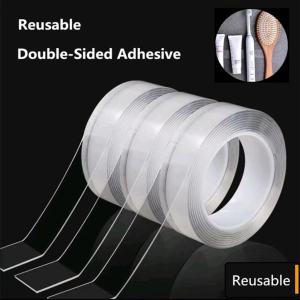 3cm*3M Clear Nano Tape Strongly Sticky Double-Sided Adhesive Tape Traceless Strips Double-Sided Tape