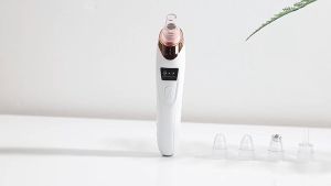 foreverlily Blackhead Remover Vacuum Pore Cleaner Exfoliating Cleansing Nose Five Modes Strong Suction