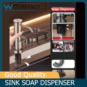 Kitchen Quick Loading Soap Dispenser Aluminum Sink Detergent Extractor Heightening And Lengthening Press Head Pump Head