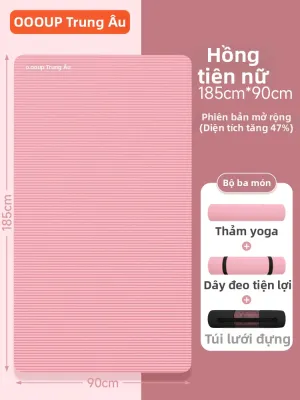 O:OOUP | Thảm Yoga Chống Sốc Im Lặng Chống Trượt Rộng Dày