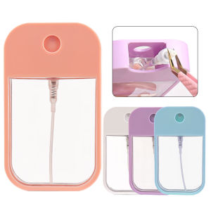 45ml 4 Color Portable Mini Card Spray Bottle Travel Refillable Hand Sanitizer Alcohol Bottles  Press Sub-bottling Cosmetic Tools