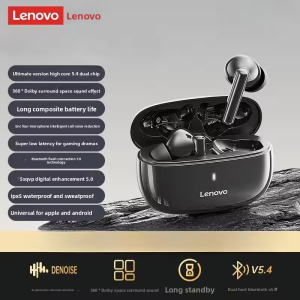 Lenovo | Lenovo TA210 TWS Wireless Bluetooth 5.3 Earphones Gaming Low Latency Dual Mode Music Earbuds Sports In-Ear Headset With Mic New