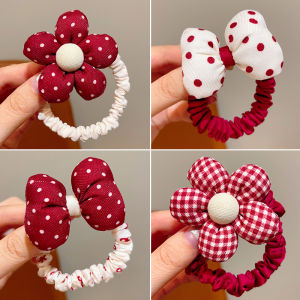 Knot Headbands for Girls Childrens Hair Accessories Flower Hair Ties Butterfly Knot Small Girl Elastic Hair Bands Korean Style