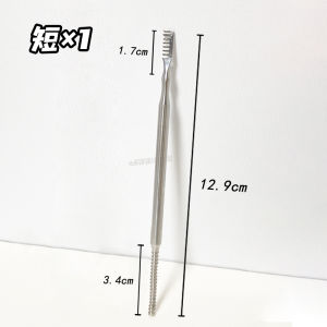 Stainless Steel Eyelash Curler Stick Makeup Artist Heatable Beauty Tool Comb Fireproof Heating Professional Eyelash Curler